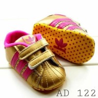 Sepatu Prewalker Adidas Golden Pink / Sepatu Baby / Sepatu Bayi Baru |