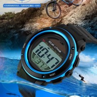 Jual JAm Tangan Pria ORIGINAL SKMEI LED Casio Water Resistant Karet Asli Murah
