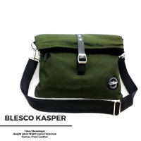 Jual MESSENGER/ TAS KERJA/ TOTE BAG/ SHOPPING/ BELANJA/ ARMY GREEN/ LAPTOP/ Murah