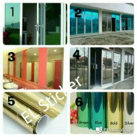 Jual sticker / stiker kaca / kaca film motif Murah