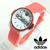 Adidas AD03 Red - Jam tangan kw murah bagus wanita/cewek pria/lelaki