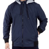 Jual JAKET HOODY BOLAK BALIK HLPSP REVERSEABLE PARASUT FLEECE ABU MUDA Murah