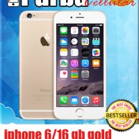iphone 6/16gb gold garansi distributor 1thn