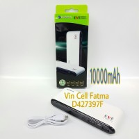 Jual Hippo Powerbank 10000mah Eve Simple Pack Free Kabel/Garansi Resmi Hipp Murah