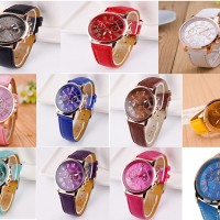 Jual Jam Tangan Korea/ Fashion/Jam Wanita/Cewe/Geneva/ Cantik/Import/murah Murah