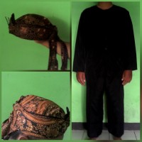 Jual setelan baju pangsi+ iket blangkon Murah