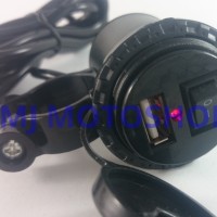 Jual CHARGER HP MOTOR/MOBIL WATERPROOF (CAS HP ANTI AIR) COCOK UTK TOURING Murah