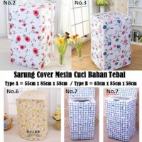Jual Sarung Cover Mesin Cuci Bahan Tebal Murah