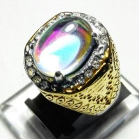 Jual CINCIN BATU AKIK KALIMAYA PELANGI TOP CRYSTAL Murah