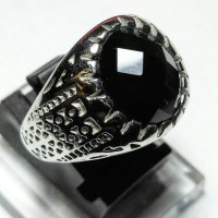 Jual CINCIN BATU AKIK BLACK ONYX TOP LUSTER Murah