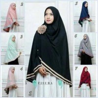 Jual kerudung jilbab syari kerudung instan jilbab khimar fisura Jumbo Murah