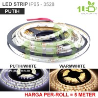 Jual Lampu LED Strip Flexible Putih Roll 5 Meter 6W IP65 SMD 352 Murah