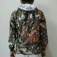 Kaos Camo Hunting Lengan Panjang Hoodies