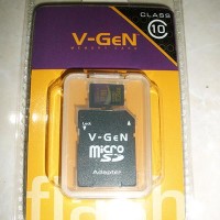 Micro SD Card Vgen 8GB Class 10 with adapter