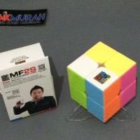 Jual Rubik 2x2 MoYu MoFang JiaoShi MF2s Stickerless Pink Murah