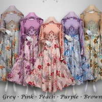 maxi dress baju pesta jodha gamis busana muslim syari