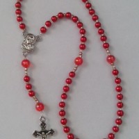 Jual Rosario Kecil Merah2 Murah