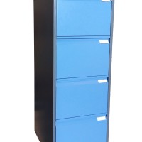 Lemari Arsip Filling Cabinet 4 Drawer Kozure KF-4 Biru