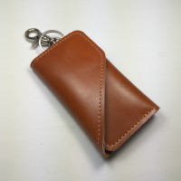Jual dompet stnk kulit asli unik warna tan | gantungan kunci mobil motor Murah