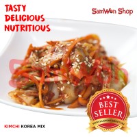 Jual KIMCHI MIX SAWI WORTEL LOBAK FRESH 500 GRAM SAMWON Makanan Korea Murah