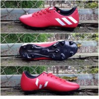 Sepatu Bola Adidas Messi Kids / Anak-anak Merah list Putih Grade Ori