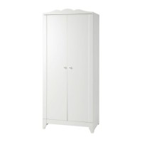 IKEA HENSVIK Lemari pakaian anak, putih