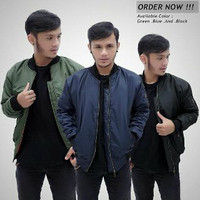 Jual Jaket Pria Bomber Hijau Army Pilot Premium High Quality Flight jokowi Murah