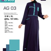 Murah&Berkualitas/Gamis Alnita AG-03/CVC