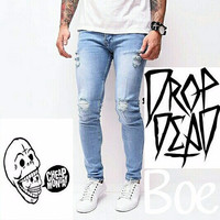 Jual Ripped Jeans-Celana sobek sobek Pria-Cheapmondayq Murah