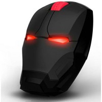 Jual Mouse Iron Man Black Bluetooth Wireless Murah