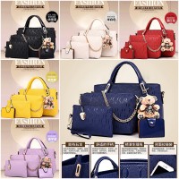 Jual TAS WANITA, TAS SET, TAS KOREA, TAS IMPORT TAS 4IN1 Murah