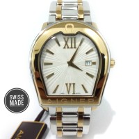 jam tangan aigner original - a48000 - aigner verona - pria - garansi