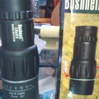 Teropong BUSHNELL Satu Mata monocular Dual Fokus16x52 Lensa Jernih Oke