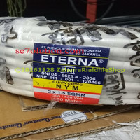 ETERNA KABEL NYM 2X15 PER METER HARGA GROSIR | Harga Grosir