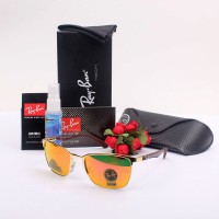 KACAMATA, KACAMATA RAYBAN 3508 PILOT DUCATI STYLE FIRE LIS GOLD