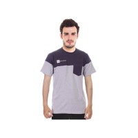 Baju Kaos Pria, Bahan COMBAD, Warna COKLAT KOM (JVS-636)