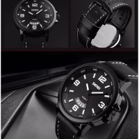 Jual Jam Tangan Pria Original Kulit SKMEI White ANTI AIR Murah