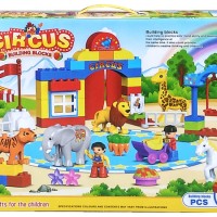 MAINAN ANAK BLOCK - CIRCUS BUILDING BLOCK - 188-40 - USIA 3 TAHUN +