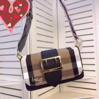 jual tas bag Burberry Mini ORI LEATHER MIRROR - black
