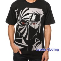 Jual Kaos Distro Baju Murah Anime Film Kartun Naruto - Hatake Kakashi Tobi Murah