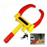 Kunci gembok pengaman RODA BAN MOBIL saat parkir anti derek wheel lock
