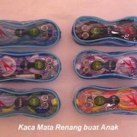 Jual Kaca Mata Renang Anak anti Fog & UV-shield + Tutup Telinga Murah