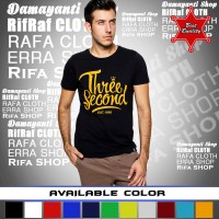 Baju 3 Second/Tshirt/Kaos murah Three Second