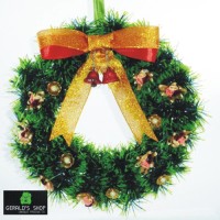 Jual Karangan Bunga Hiasan Natal Red / Christmas Wreath Murah