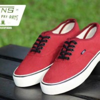 SEPATU PRIA VANS PORTROYAL CASUAL SNEAKER RED ICC 39--43