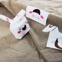 Jual plastik kantong rabbit bungkus coklat roti cake cookies hadiah gift Murah