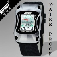 Jam Tangan Mobil Ferari LED Watch Anak ORI SKMEI Waterproof Anti Air