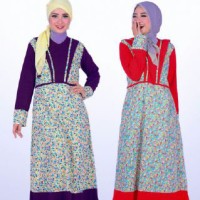 Gamis dewasa, busana muslim, gamis rahnem, GM 1345