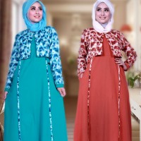 Gamis dewasa, busana muslim, gamis rahnem, GM 1329