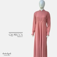 gamis QA mecca coffee dan salmon by elmika hijrah
